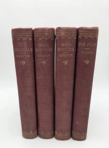 J. Fenimore Cooper Bücher Antik 4er Set A. L. Burt Company NY Selten - Bild 1 von 14