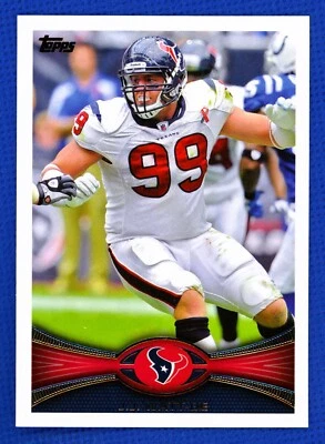 J. J. WATT 2012 Topps #235 Houston Texans Second Year Near Mint to Mint - Image 1 of 2
