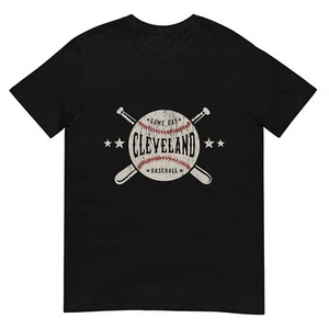 Cleveland Ohio OH T-Shirt Vintage Baseball Graphic Tee T-Shirt - Picture 1 of 17