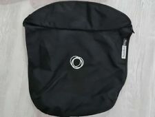 Bugaboo Frog Stroller Bassinet Apron BLACK Canvas Carrycot Cover Unisex Baby EUC