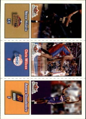 2002-03 Fleer Tradition No293 Нене Хиларио/Крис Уилкокс/Amare Stoudemire дебютант - Изображение 1 из 2