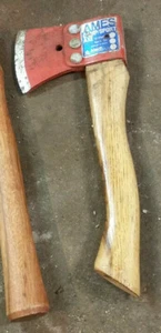 1970s vtg AMES 11-725 625 Camp SPORT Hand Axe 12" HATCHET Single Bit PLUMB USA - Picture 1 of 9