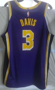 Nueva Camiseta Nike Anthony Davis #3 LA Lakers Auténtica COSIDA Talla M (CV8856-505) - Imagen 1 de 7