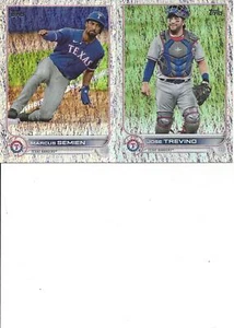 2022 Topps Factory Foilboard Marcus Semien #315/390 #429 Texas Rangers READ - Picture 1 of 1