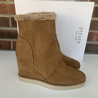 Steven New York Marbella Botines Cuña Tostados Mujer’s US 9 M NUEVO Foto 1 de 4