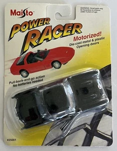 Maisto Power Racer '57 Corvette 1996 1:43 Black/White Die Cast (B151) - Picture 1 of 3