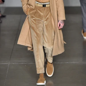 Britische Business Freizeit Harems Cordhose Slim Fit Hose Arbeitskleidung für Herren neu - Bild 1 von 23