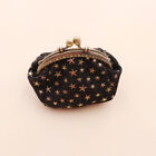 Women Five-Pointed Star Coin Purse Change Pouch Wallets Buckle With Lock Clasp
