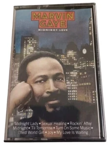 Vintage 1982 Marvin Gaye Midnight Love Cassette Tape Music Sexual Healing  - Picture 1 of 3