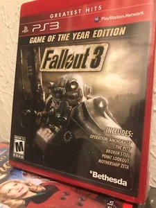 Fallout 3: Edizione Gioco dell'Anno - PlayStation 3 Rosso Greatest Hits - Foto 1 di 2