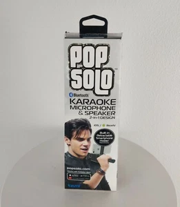 Micrófono y altavoz Tzumi Pop Solo Bluetooth Karaoke 2 en 1 negro - Imagen 1 de 7