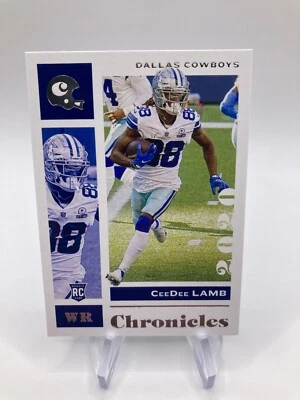 CeeDee Lamb 2020 Chronicles Football - ROOKIE !! (#25) Dallas Cowboys Star WR!! - Image 1 of 2