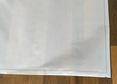 DIN A0 Zeichenpapier transparent TZ Blatt Pergamentpapier mit Rand Reißbrett - Bild 1 von 4