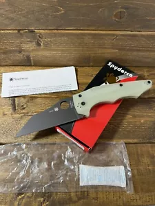 Spyderco Blade HQ Exclusive YoJumbo- Jade G10 - DLC M4 C253GM4PBK CC #014V - Picture 1 of 3