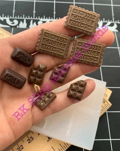 Mix Tiny Chocolate candy-food handmade silicone mold for crafts - Bild 1 von 10