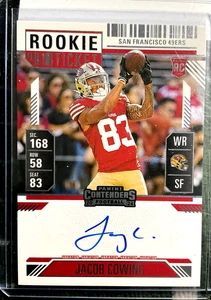 Boleto de novato Panini Contenders 2024 automático Jacob Cowing #139 en tarjeta - Imagen 1 de 2