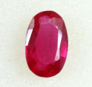 Beryll Bixbit roter Smaragd 2,90 ct/10 mm natürlicher oval Edelstein zertifiziert T6499 - Bild 1 von 7