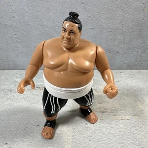 RARO WWF Hasbro Yokozuna Lucha Libre Figura Tarjeta Verde Serie 11 1994 - Imagen 1 de 8