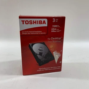 New Toshiba 3.5" p300 2TB SATA III 6Gbps HDD HDWD130 - Picture 1 of 8