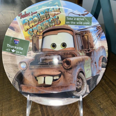 Disney PIxar Cars Remolque Mater Camión ZAK Placa de Melamina Radiador Muelles Foto 1 de 4