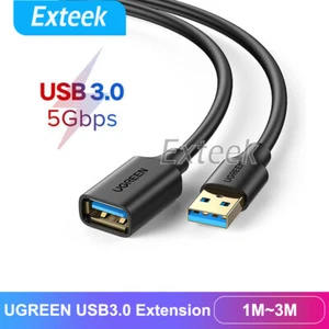 UGREEN USB 3.0 Extension Cable USB 3.0 Type A Male to Female Extender Cord 5Gbps - Picture 1 of 12