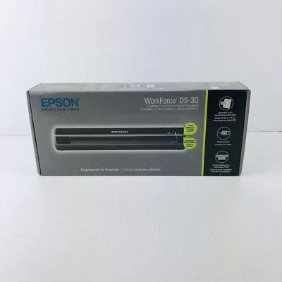 Epson DS-30 WorkForce Portable Color Document Scanner USB New - Image 1 of 4