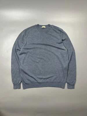 Suéter masculino de lã gola redonda Dries Van Noten tamanho G (Y0468) - Imagem 1 de 4