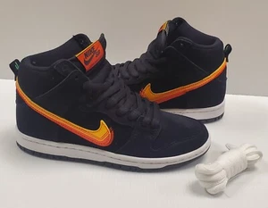 Nike SB Dunk High PRO "TRUCK IT" Sneaker Size 5 - BQ6826 003 Black Orange ✅️✅️ - Picture 1 of 13