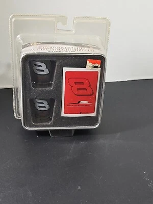 Dale Earnhardt Jr Nascar Shot Glass Y Juego de Cartas de Juego Set de Regalo en Lata Coleccionable Foto 1 de 4