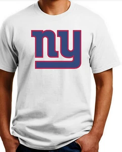 New York Giants T-shirt   Heavy Cotton. 4 Colors Size S-3X Short & Long Sleeve  - Picture 1 of 8