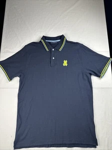 Psycho Bunny Herren Poloshirt Gr. 8 XXL Blau Kurzarm Bunny Logo - Bild 1 von 9