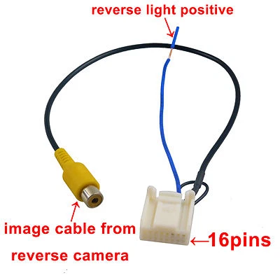 Arnés de video para Toyota OEM estéreo a cámara de reversa Hilux Echo Estima 12-13 Foto 1 de 4