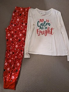 Women's 2 Piece PJ Set, NWT. Colorful, Soft, Cheery, New! - Picture 1 of 11