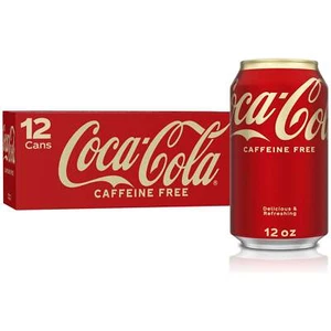 Caffeine-Free Coca Cola Soda, 12 Fl Oz Cans, 24 Count Pack - Picture 1 of 1