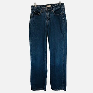 LEE SLENDER SECRET Lower Waist Bootcut JEANS Size 8 M Dark Wash 30 x 31 - Picture 1 of 7