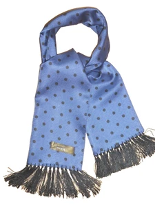 Vintage Retro Tootal Scarf Polka dot Dapper Neckwear Mod Scooter Goodwood Pilot - Picture 1 of 7