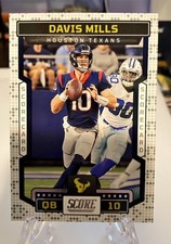 Davis Mills 2023 Score Football Scorecard Parallel  Texans