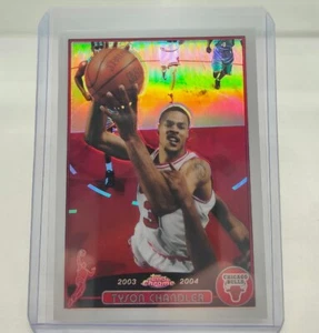 2003-04 Topps Chrome #63 Tyson Chandler Bulls Refractor - Picture 1 of 2