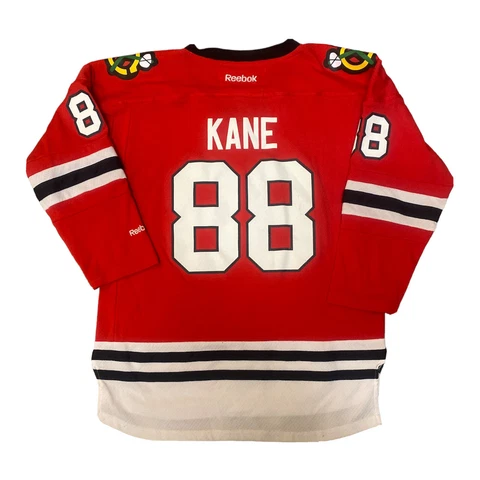 Patrick Kane #88 Chicago Blackhawks Reebok Hockey Jersey Red Youth L/XL Cover