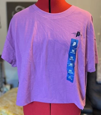 Camisa corta Prince Pickleball para mujer manga corta top púrpura talla XXL NUEVA CON ETIQUETAS Foto 1 de 4