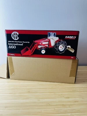 Ertl International 460 Toy Tractor With Loader & Blade And Heat Houser 1/16  - Image 1 of 4