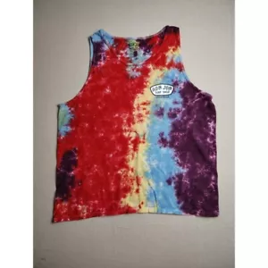Ron Jon Surf Shop Tie Dye Tank Top Sleeveless Graphic Tee 2XL Skater Grunge - Picture 1 of 7