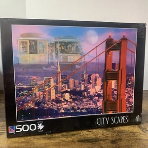 Rare 2010 City Scapes San Francisco Skyline 500 Piece Jigsaw Puzzle By Sure-Lox - Picture 1 of 11
