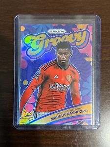 Marcus Rashford 2023-24 Panini Prizm EPL #19 Groovy SP Manchester United 03