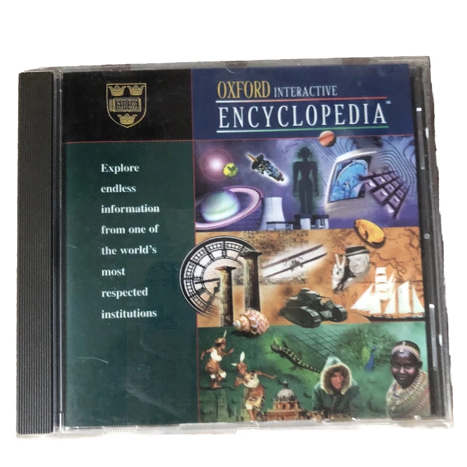 Oxford Interactive Encyclopedia; PC CD-ROM; The Learning Company (1997) Vintage - Image 1 of 1