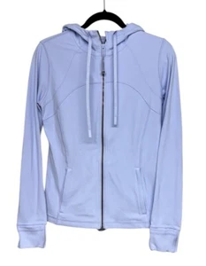 Lululemon Hooded Define Jacket *Nulu Pastel Blue Women’s Size 10 - Picture 1 of 13