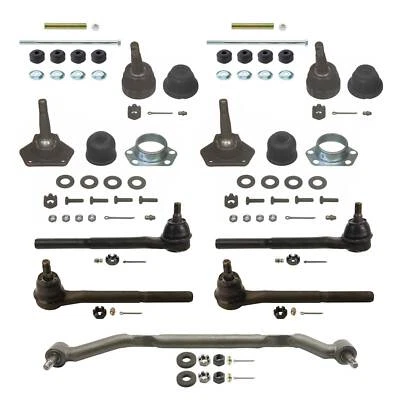 Conjunto de 11 peças de juntas esféricas superiores inferiores dianteiras MOOG hastes de amarração externas internas para S10 RWD - Imagem 1 de 4