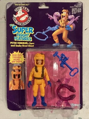 Peter Venkman SELLADO Super Fright Features Toy The Real Ghostbusters 1986 Kenner Foto 1 de 4