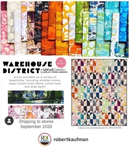 ♡ Warehouse District – Leslie Tuker Jenison for RKF – 8 Fat Quarters Bundle ♡ - Picture 1 of 11