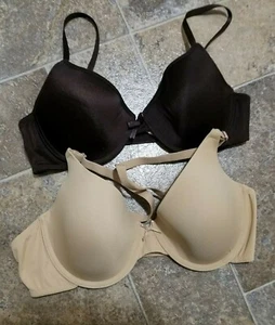 Set of 2 Underwire Women's Bras-1 Brown-Size;36C & 1 Beige-Size; 38D-NWOT - Picture 1 of 9